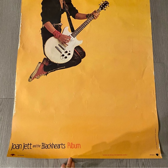 Vintage 1983 Joan Jett & The Blackhearts Album 34"x23" Promotional Poster - Picture 3 of 16
